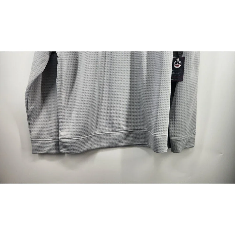 Flag & Anthem Men's Grey XL Claremont Performance Textured 1/4 Zip Jacket‎ NWT